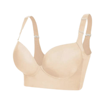 Cargar imagen en el visor de la galería, Sujetador moldeador con soporte lateral y tirantes anchos

 -Beige - Ozerty
